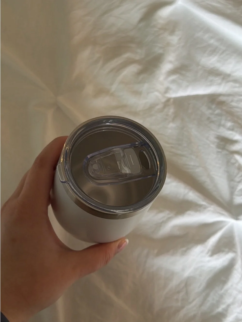 Inspirational White & Gold Insulated Tumbler - 